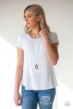 Load image into Gallery viewer, Paparazzi Marry Into Money - Red Rhinestones - Silver Glittery Earrings - $5 Jewelry with Ashley Swint