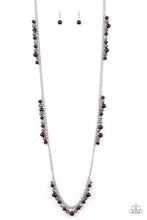 Load image into Gallery viewer, Paparazzi Miami Mojito - Black Beads - Silver Necklace and matching Earrings - $5 Jewelry With Ashley Swint