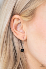 Load image into Gallery viewer, Paparazzi Miami Mojito - Black Beads - Silver Necklace and matching Earrings - $5 Jewelry With Ashley Swint