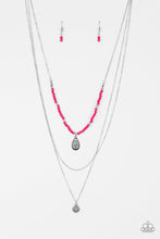 Load image into Gallery viewer, Paparazzi Mild Wild - Pink - Necklace &amp; Earrings - $5 Jewelry with Ashley Swint