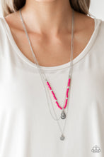Load image into Gallery viewer, Paparazzi Mild Wild - Pink - Necklace &amp; Earrings - $5 Jewelry with Ashley Swint