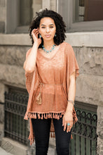 Load image into Gallery viewer, Paparazzi Natural-Born Nomad - Blue Turquoise Stone - Earrings - Fashion Fix Trend Blend Exclusive August 2019 - $5 Jewelry With Ashley Swint