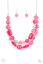 Load image into Gallery viewer, PRE-ORDER - Paparazzi Oceanic Opulence - Pink Necklace &amp; Earrings - Trend Blend Fashion Fix August 2021 - $5 Jewelry with Ashley Swint