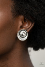 Load image into Gallery viewer, PRE-ORDER - Paparazzi Off The RICHER-Scale - White - Clip On Earrings - $5 Jewelry with Ashley Swint