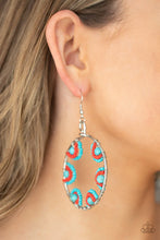 Load image into Gallery viewer, Paparazzi Off The Rim - Blue - Seed Bead Earrings