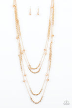 Load image into Gallery viewer, PRE-ORDER - Paparazzi Open For Opulence - Gold - Necklace &amp; Earrings - $5 Jewelry with Ashley Swint