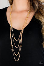 Load image into Gallery viewer, PRE-ORDER - Paparazzi Open For Opulence - Gold - Necklace &amp; Earrings - $5 Jewelry with Ashley Swint