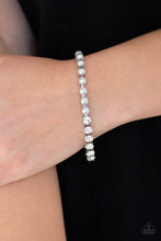 Load image into Gallery viewer, Paparazzi Out Like A SOCIALITE - Silver Pearly Beads - White Rhinestones - Bracelet - $5 Jewelry with Ashley Swint