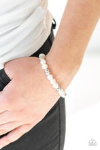 Load image into Gallery viewer, Paparazzi Poised For Perfection - White Pearly Beads - Stretchy Bands Bracelet - $5 Jewelry with Ashley Swint