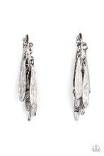 Load image into Gallery viewer, PRE-ORDER - Paparazzi Pursuing The Plumes - Black - Earrings - $5 Jewelry with Ashley Swint