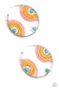 PRE-ORDER - Paparazzi Rainbow Horizons - Multi - Seed Bead Earrings - $5 Jewelry with Ashley Swint