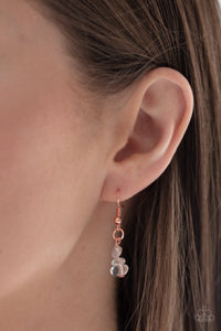 Paparazzi Raw Talent - Copper - Necklace & Earrings - $5 Jewelry with Ashley Swint