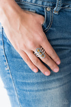 Load image into Gallery viewer, Paparazzi Rio Trio - Brown - Tiger's Eye Stones - Silver Band - Ring - $5 Jewelry with Ashley Swint