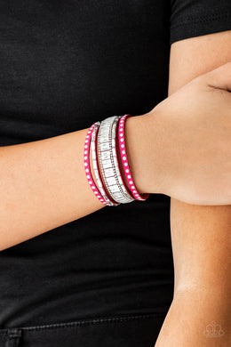 PAPARAZZI Rock Star Rocker - Pink - $5 Jewelry with Ashley Swint