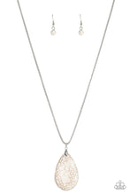 Load image into Gallery viewer, PRE-ORDER - Paparazzi Sedona Sandstone - White Stone - Necklace &amp; Earrings - $5 Jewelry with Ashley Swint