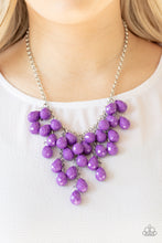 Load image into Gallery viewer, Paparazzi Serenely Scattered - Purple - Faceted Beads - Necklace &amp; Earrings - $5 Jewelry with Ashley Swint