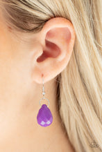 Load image into Gallery viewer, Paparazzi Serenely Scattered - Purple - Faceted Beads - Necklace &amp; Earrings - $5 Jewelry with Ashley Swint