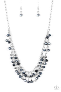 PRE-ORDER - Paparazzi So In Season - Blue - Necklace & Earrings - $5 Jewelry with Ashley Swint