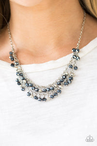 PRE-ORDER - Paparazzi So In Season - Blue - Necklace & Earrings - $5 Jewelry with Ashley Swint