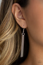 Load image into Gallery viewer, Paparazzi Spirit Trek - Red Stone - Silver Chain Necklace &amp; Earrings - $5 Jewelry With Ashley Swint