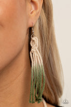 Load image into Gallery viewer, Paparazzi Surfin The Net - Green - Necklace &amp; Earrings - $5 Jewelry with Ashley Swint