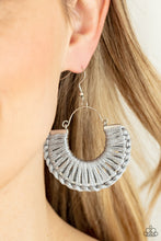 Load image into Gallery viewer, PRE-ORDER - Paparazzi Threadbare Beauty - Silver - Earrings - $5 Jewelry with Ashley Swint
