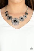 Load image into Gallery viewer, PRE-ORDER - Paparazzi Tiger Trap - Black - Necklace &amp; Earrings - $5 Jewelry with Ashley Swint