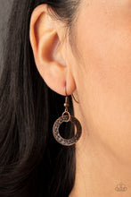 Load image into Gallery viewer, Paparazzi Treasure Tease - Copper - Necklace &amp; Earrings - $5 Jewelry with Ashley Swint
