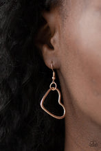 Load image into Gallery viewer, Paparazzi Unbreak My Heart - Rose Gold - Necklace &amp; Earrings - $5 Jewelry with Ashley Swint