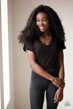 Load image into Gallery viewer, Paparazzi Unbreak My Heart - Rose Gold - Necklace &amp; Earrings - $5 Jewelry with Ashley Swint