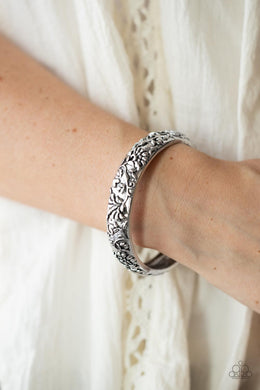 PRE-ORDER - Paparazzi Victorian Meadow - Silver - Bracelet - $5 Jewelry with Ashley Swint