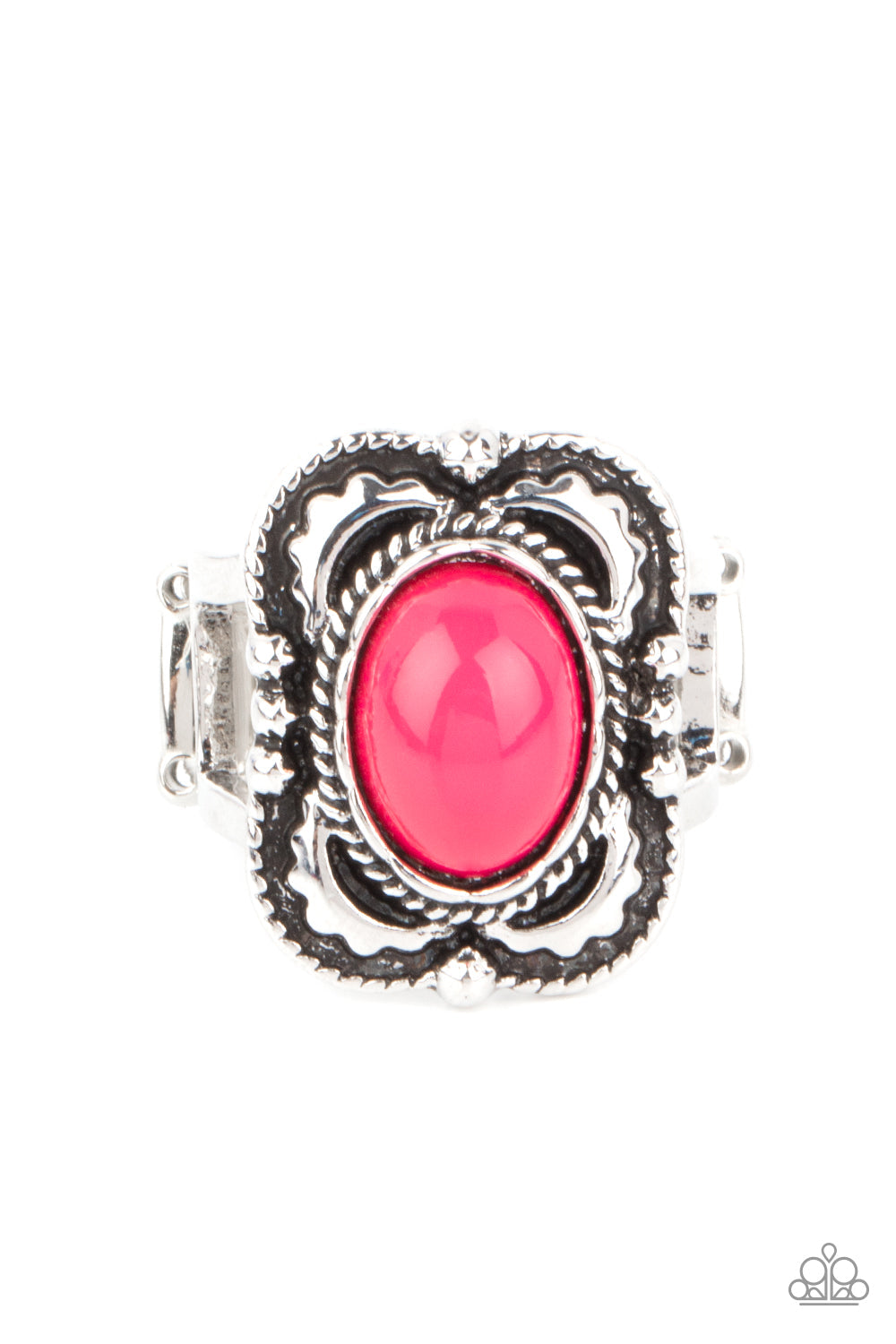 PRE-ORDER - Paparazzi Vivaciously Vibrant - Pink - Ring - $5 Jewelry with Ashley Swint
