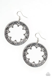 Paparazzi Whimsical Wheelhouse - Silver - Vine Filigree - Earrings - $5 Jewelry With Ashley Swint