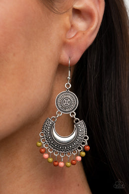 PRE-ORDER - Paparazzi Yes I CANCUN - Multi - Earrings - $5 Jewelry with Ashley Swint
