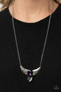 PRE-ORDER - Paparazzi You the TALISMAN! - Purple - Necklace & Earrings - $5 Jewelry with Ashley Swint