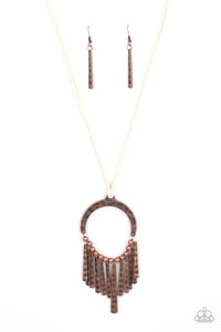 PRE-ORDER - Paparazzi You Wouldnt FLARE! - Copper - Necklace & Earrings - $5 Jewelry with Ashley Swint