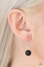 Load image into Gallery viewer, Paparazzi Always Front and Center - Black - Necklace &amp; Earrings - $5 Jewelry With Ashley Swint