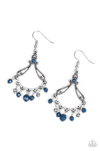 Paparazzi Dazzling Date Night - Blue Earrings - $5 Jewelry With Ashley Swint