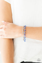 Load image into Gallery viewer, Paparazzi Life Of The Block Party - Blue - Bracelet - $5 Jewelry With Ashley Swint