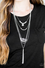 Load image into Gallery viewer, Paparazzi Malibu Mixer - White - Necklace and matching Earrings - $5 Jewelry With Ashley Swint