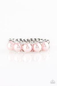 Paparazzi Mermaid Mamba - Pink Pearls - Ring - $5 Jewelry With Ashley Swint