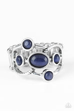 Load image into Gallery viewer, Paparazzi Moon Mood - Blue Moonstone - Silver Ring - $5 Jewelry With Ashley Swint