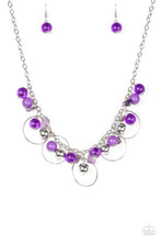 Load image into Gallery viewer, Paparazzi Mountain Mosaic - Purple Beads - Necklace and matching Earrings - $5 Jewelry With Ashley Swint