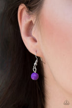 Load image into Gallery viewer, Paparazzi On Mountain Time - Purple - Beading - Double Chain Necklace &amp; Earrings - $5 Jewelry With Ashley Swint