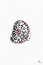 Load image into Gallery viewer, Paparazzi Springtime Shimmer - Pink Rhinestones - Ring - $5 Jewelry With Ashley Swint