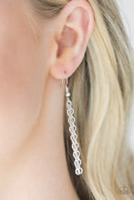 Load image into Gallery viewer, Paparazzi Summer Sunbeam - Silver / Gray Stone - Necklace and matching Earrings - $5 Jewelry With Ashley Swint