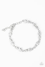 Load image into Gallery viewer, Paparazzi Twinkle Twinkle Little STARLET- White Rhinestone - Bracelet - $5 Jewelry with Ashley Swint