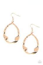 Load image into Gallery viewer, Paparazzi Twist Me Round - Gold - Earrings - $5 Jewelry With Ashley Swint