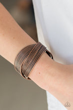 Load image into Gallery viewer, Paparazzi Urban Glam - Copper - Cuff Bracelet - $5 Jewelry With Ashley Swint