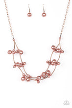 Load image into Gallery viewer, Paparazzi Wedding BELLES - Copper Beads - Invisible Wires - Necklace &amp; Earrings - $5 Jewelry With Ashley Swint